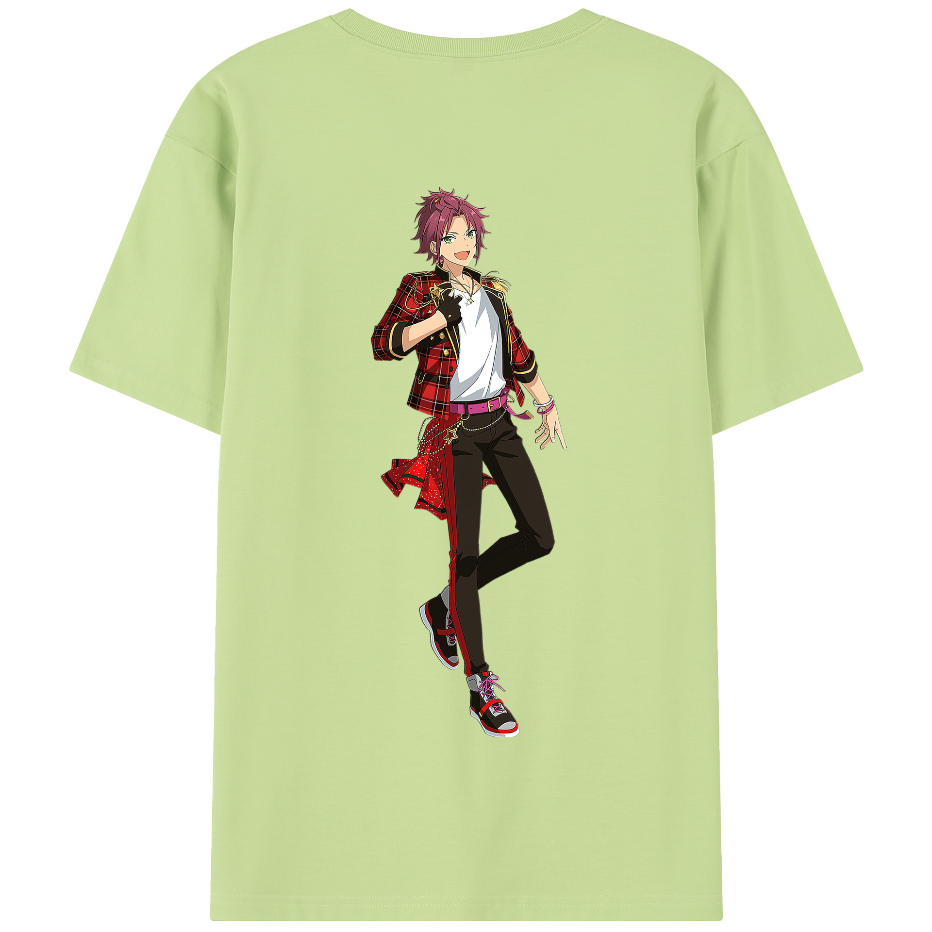（画像用） あんさんぶるスターズ! Ensemble Stars 綿100％半袖Tシャツ（背面プリント）